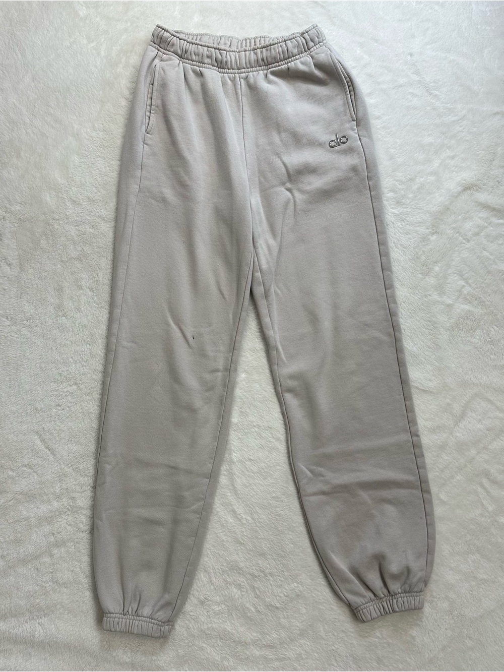 Alo Yoga Accolade Sweatpants Cuffed Neutral Size XXS Flawed